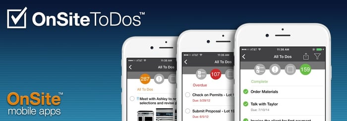OnSite ToDos™ Updates for iPhone and iPad
