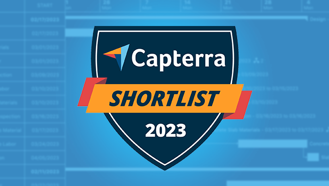 UDA ConstructionOnline™ Named to 2023 Capterra Shortlist for Construction Scheduling Software