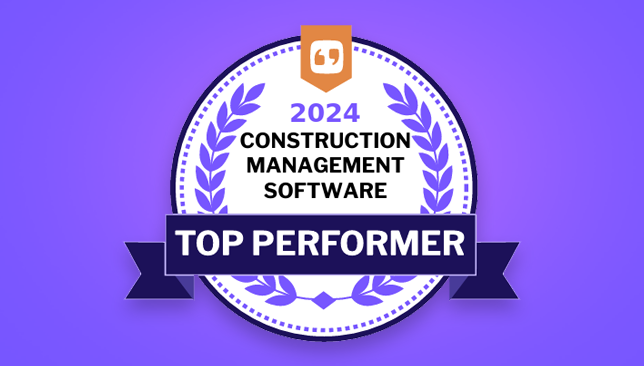 2024 Construction Management Software Top Performer