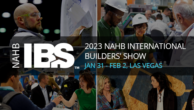 Register Now for Free: 2023 International Builders' Show Hosted by NAHB