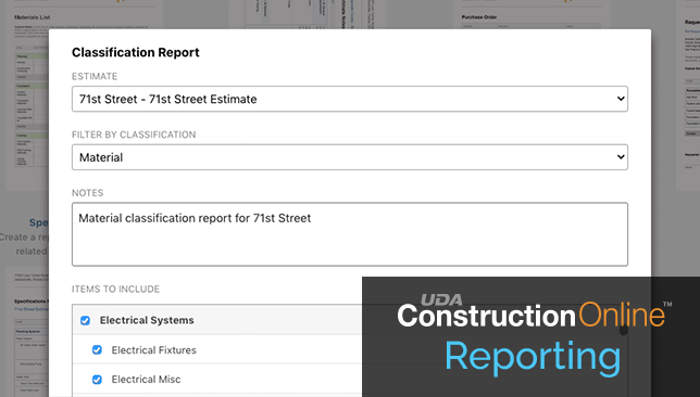 New Financial Reports Now Available for Advanced Construction Estimating Online